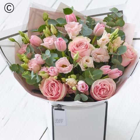 Beautifully Simple Pink Tulip Bouquet