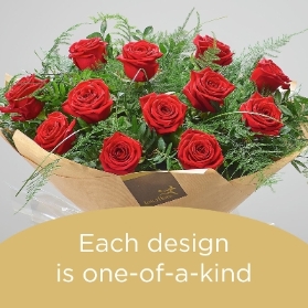 Red Rose Hand tied