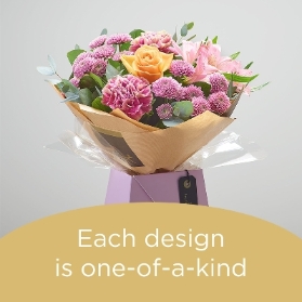 Small Gift Box With Seasonal Flowers
