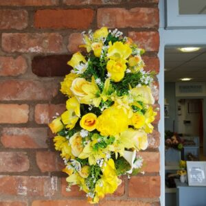 Yellow Funeral Spray