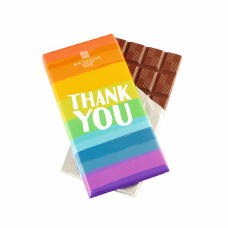 Thank You (Rainbow) Milk Chocolate Bar (90g)