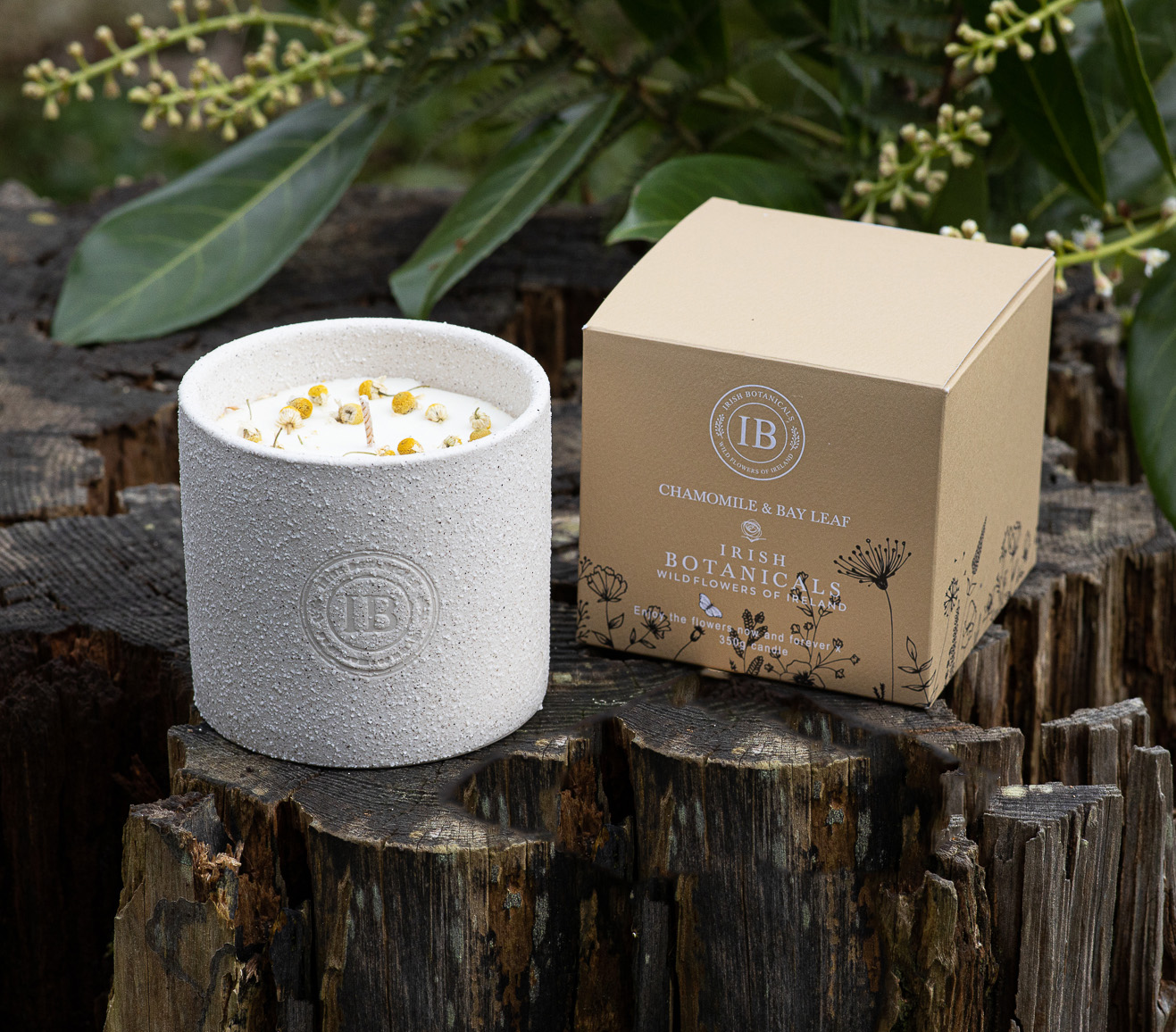 Wildflowers ceramic jar